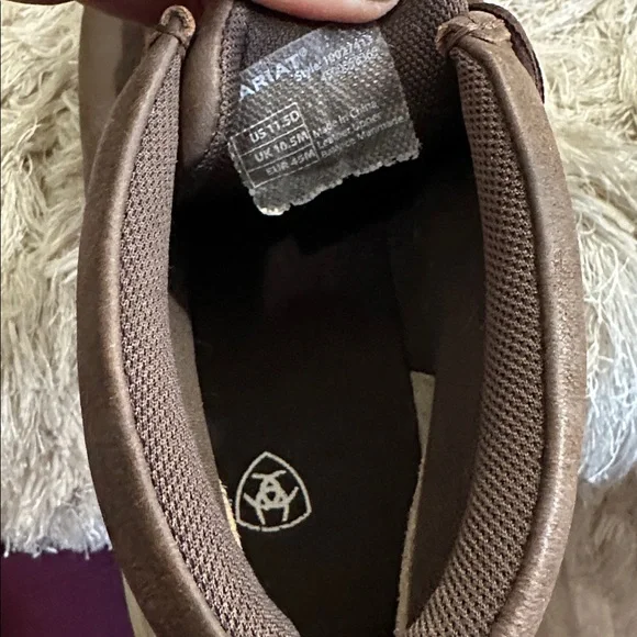 ARIAT Mens Brown Spitfire H20
Waterproof Moc Toe Casual Boots Size 11.5 D Width - Picture 16 of 17